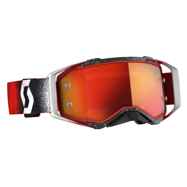 Óculos Scott Prospect Branco/Vermelho