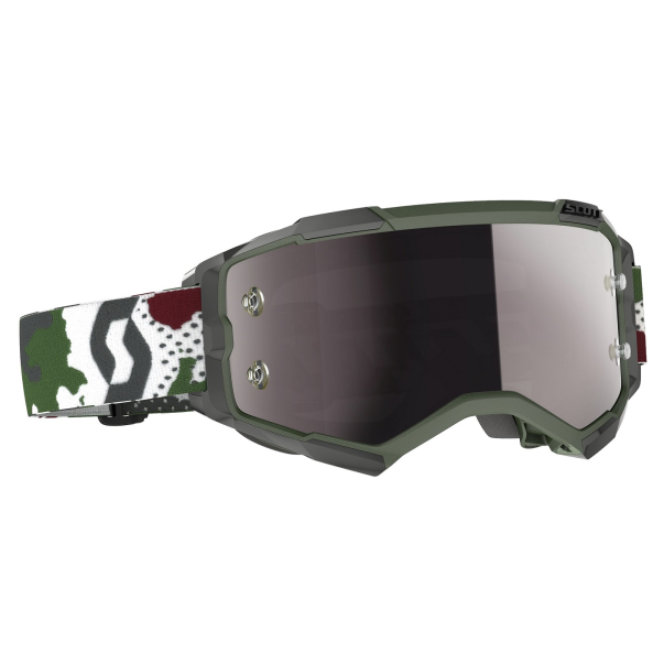 Óculos Scott Fury Verde Escuro/Branco