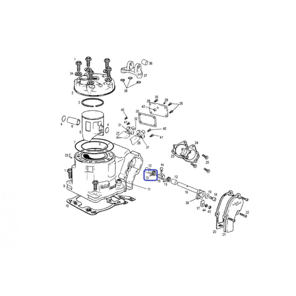 Ressort Axe Valve Echappement Ec 125
