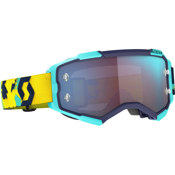 Gafas Scott Fury Chrome Azul/Amarillo