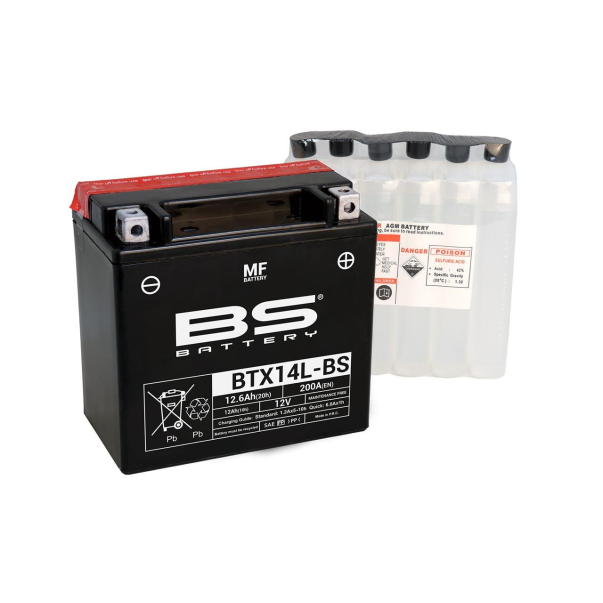 Batterie BS BTX14L-BS sans entretien...