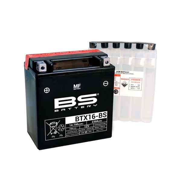 Bateria BS Battery BTX16-BS