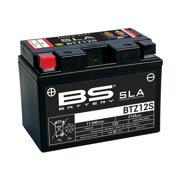 Batería BS Battery SLA BTZ12S (FA)