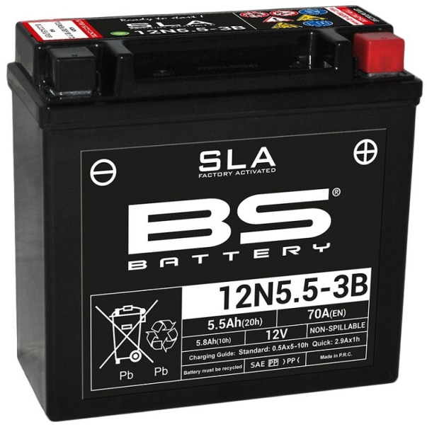 Batterie BS Battery SLA 12N5.5-3B (FA)