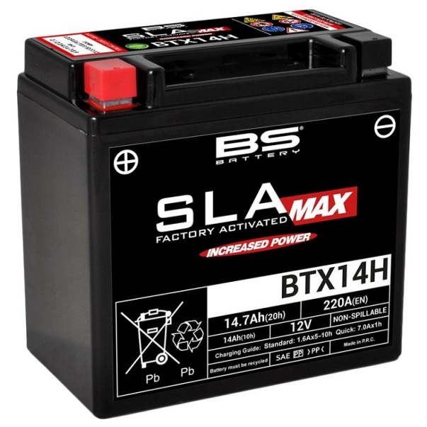 Batterie BS Battery SLA MAX BTX14H (FA)