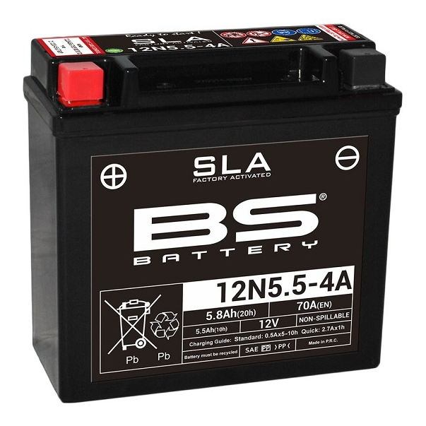 Batería BS Battery 12N5.5-4A