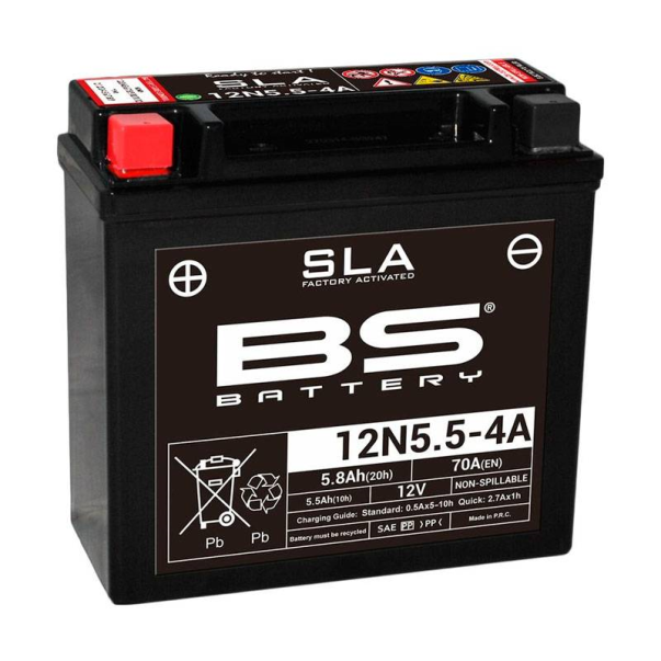Bateria BS Battery BS 12N5.5-4B