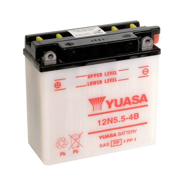 Batería Yuasa 12N5.5-4B Dry Cargada...