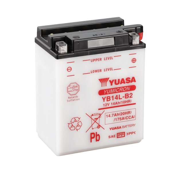 Batería Yuasa YB14L-B2 Combipack (con...
