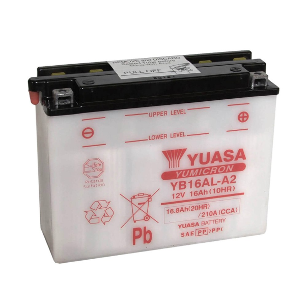 Batería Yuasa YB16AL-A2 Dry Cargada...