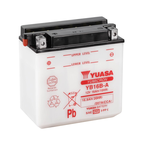 Batterie Yuasa YB16B-A Dry Chargée...