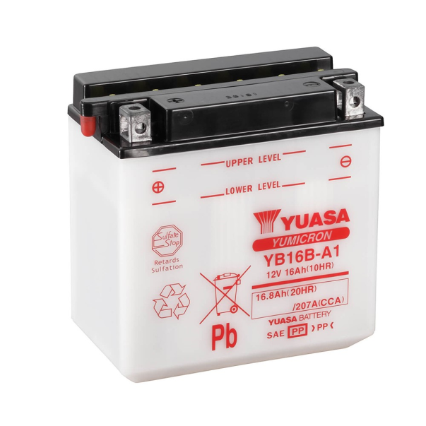 Batería Yuasa YB16B-A1 Combipack (con...