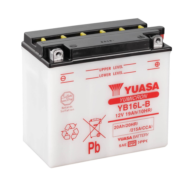 Batería Yuasa YB16L-B Combipack (con...