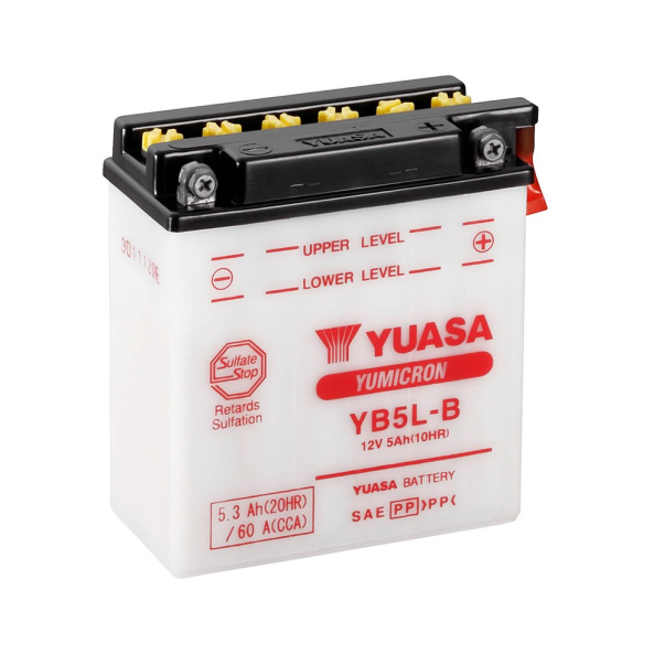 Batería Yuasa YB5L-B Combipack (con...