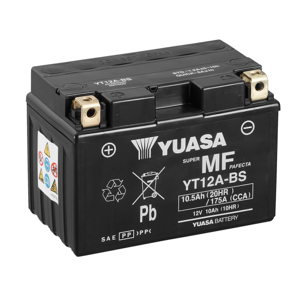 Batería Yuasa YT12A-BS Combipack (con...