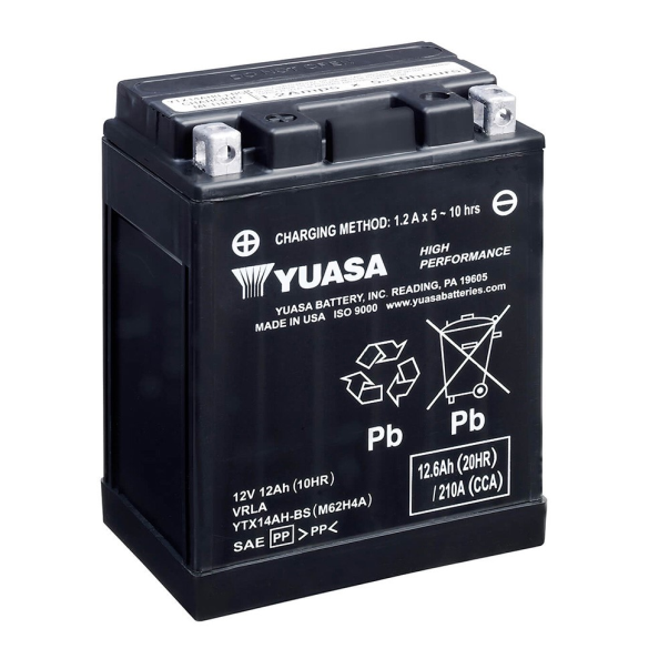 Batería Yuasa YTX14AH-BS Combipack...
