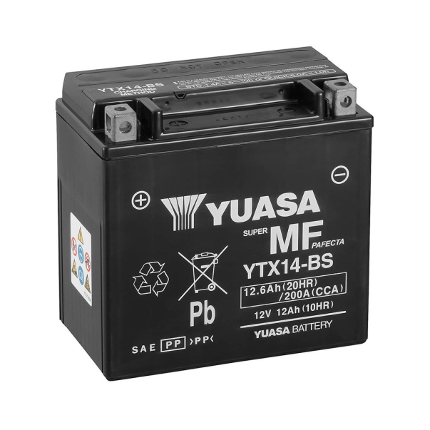 Bateria Yuasa YTX14-BS Combipack (com...