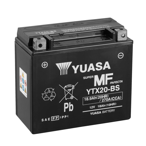 Batería Yuasa YTX20-BS Combipack (con...