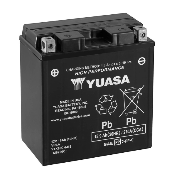 Batterie Yuasa YTX20CH-BS Combipack...