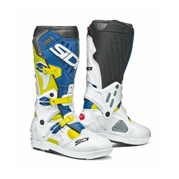 Botas Sidi Atojo SRS Amarelo/Branco/Azul