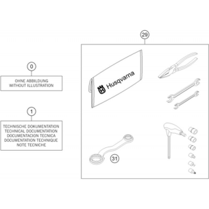 Set Husqvarna Tools Fc 250...
