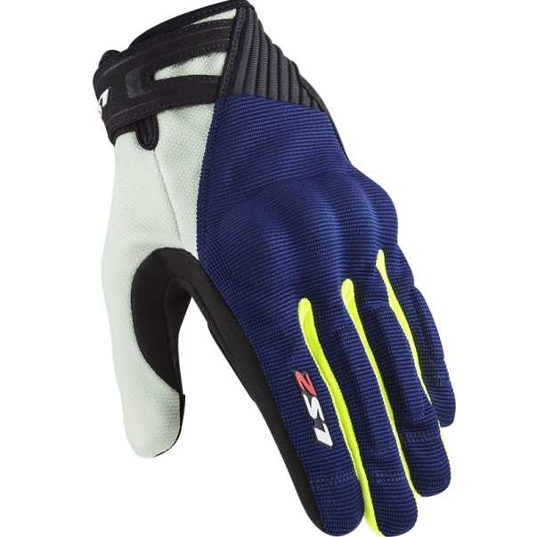 Luvas LS2 Dart 2 Azul/Amarelo Flúor