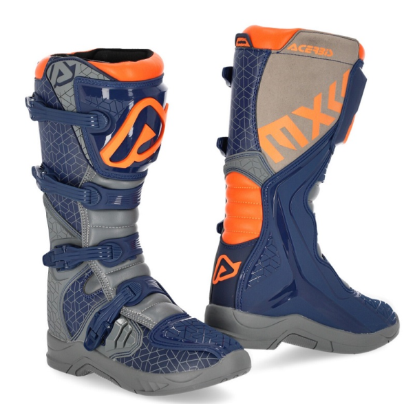 Bottes Acerbis X-Team Bleu/Gris