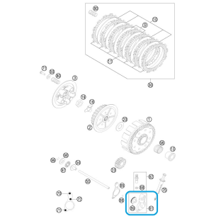 Ktm Clutch Clamp Exc...