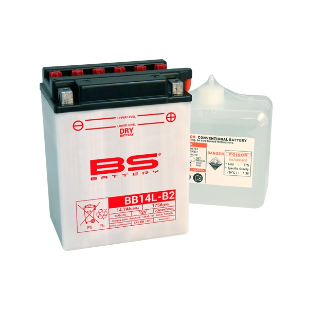 Bateria BS Battery YB14L-B2 (Fresh Pack)