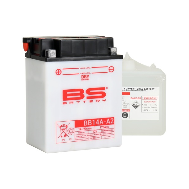 Batterie BS Battery YB14A-A2 (Fresh...