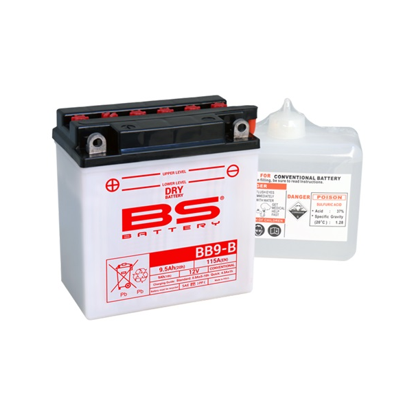 Batterie BS Battery BB9-B (Fresh Pack)