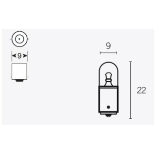 Lâmpada De Posição De 12V 4W