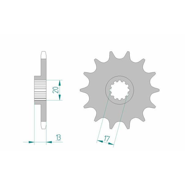 Front Sprocket TM 125