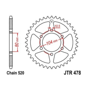 Couronne JT Kawasaki Z 750...