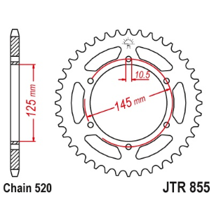 Couronne JT Yamaha XT 660 R...