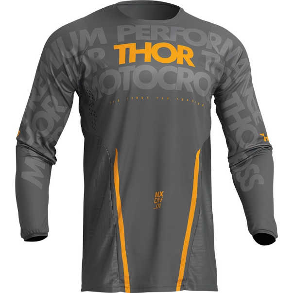 Jersy Pulse Mono Gray/Yellow