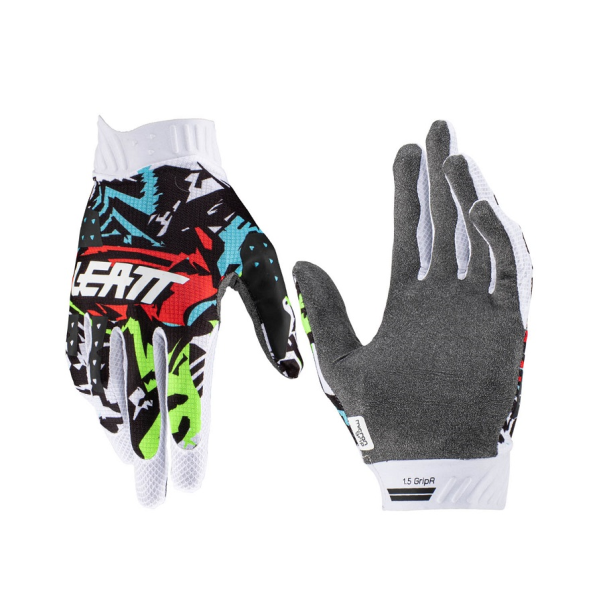 Glove Moto 1.5 GripR Zebra