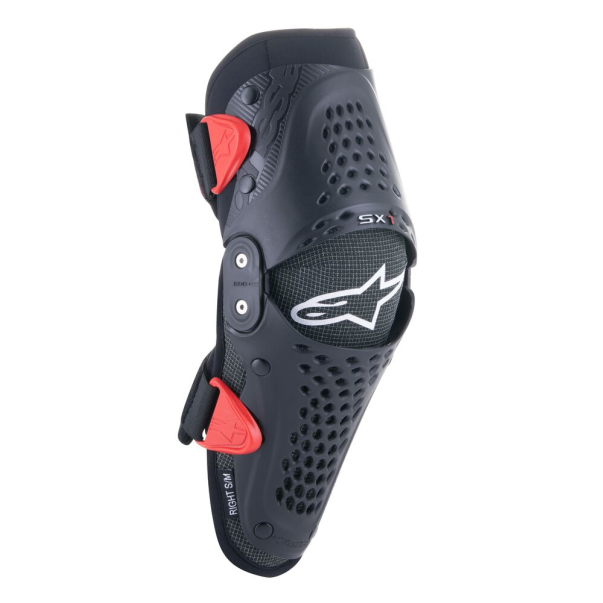 Sx-1 Youth Knee Protector - Black Red