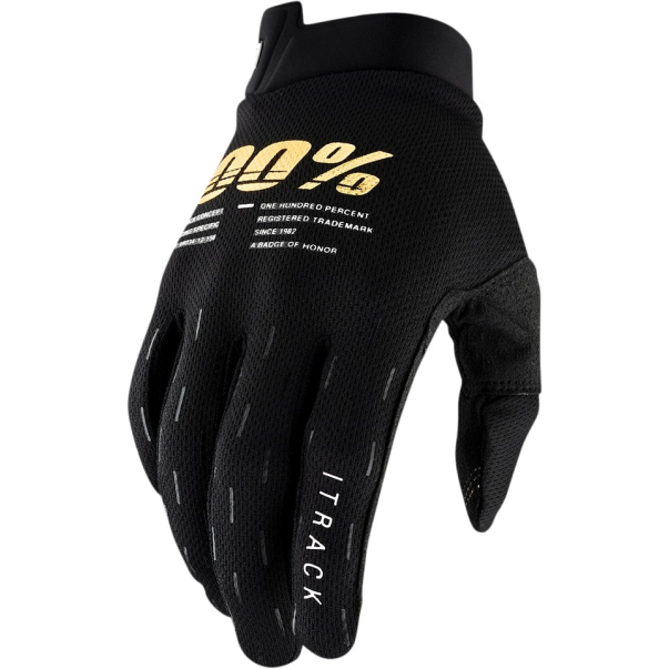 Gloves 100% Itrack Black