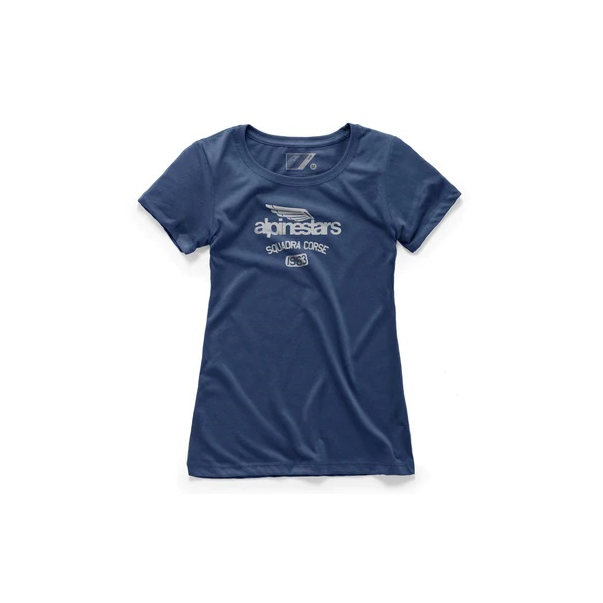 T-shirt Femme Alpinestars Winhged Blue