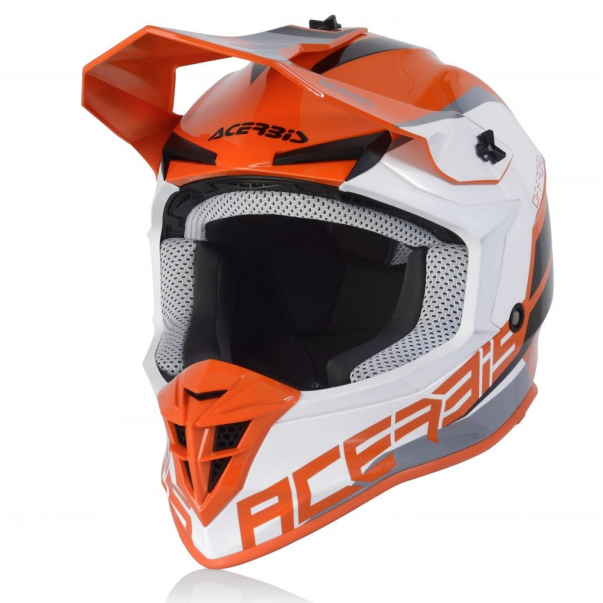 Acerbis Linear Helmet Orange/White