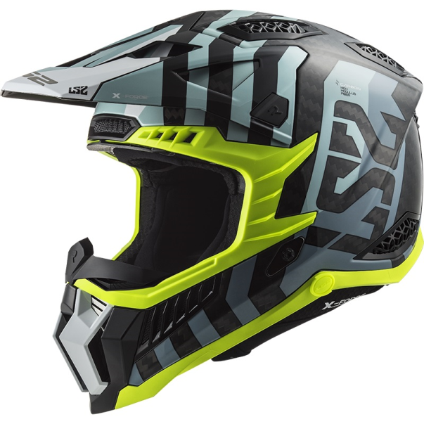 Casque MX Ls2 MX703 C X-Force Barrier...