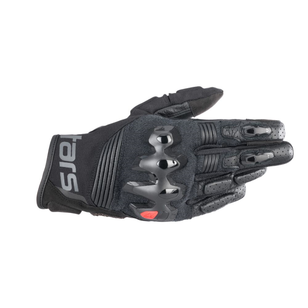 Halo Leather Gloves Black