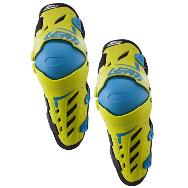 Rodilleras Leatt Dual Axis Lima/Azul