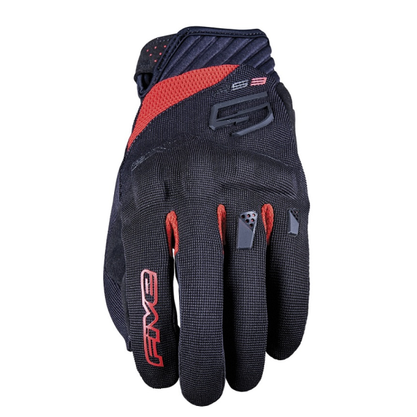 Luvas Five Rs3 Evo Preto / Vermelho