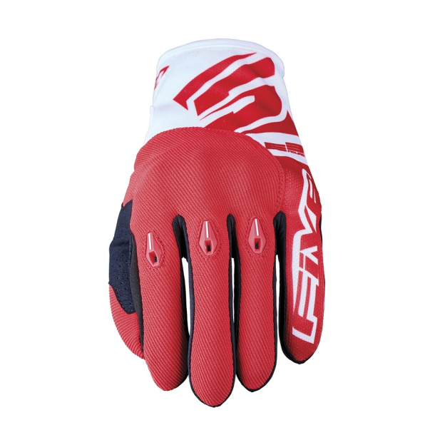 Luvas Five E3 Evo Branco / Vermelho