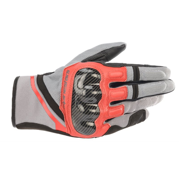 Gloves Alpinestars Chrome Gray/Black/Red
