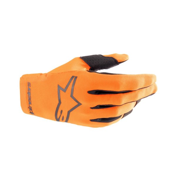 Youth Radar Gloves - Hot Orange Black