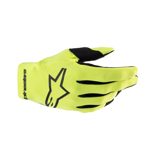 Youth Radar Gloves - Yellow Fluo Black