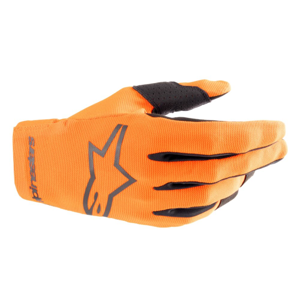 Radar Gloves - Hot Orange Black